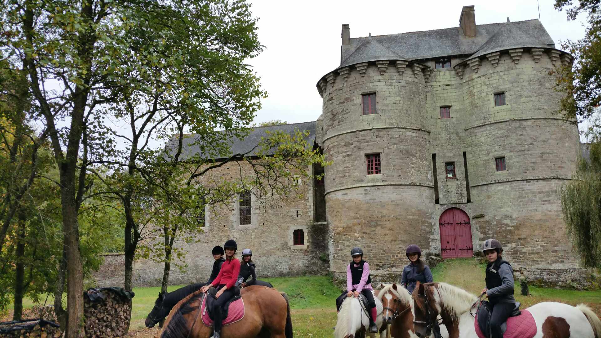 Ballade à cheval au chateau de Montauban