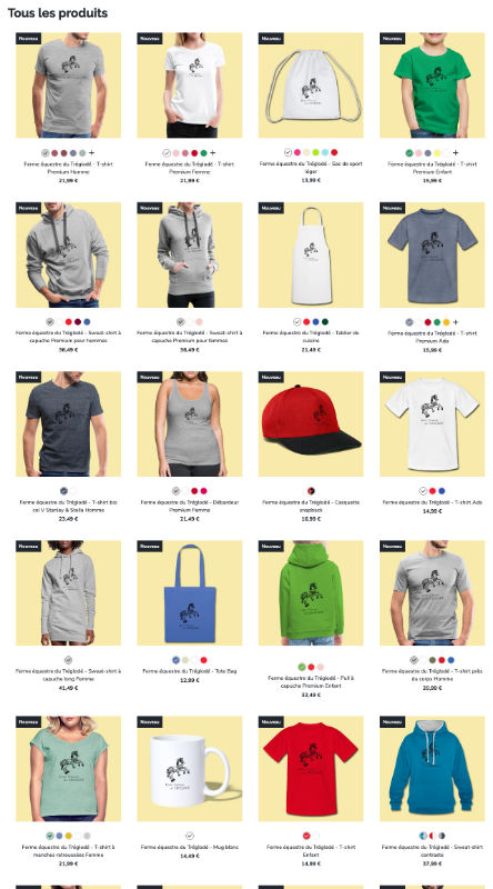 Le Tréglodé a maintenant sa boutique en ligne!